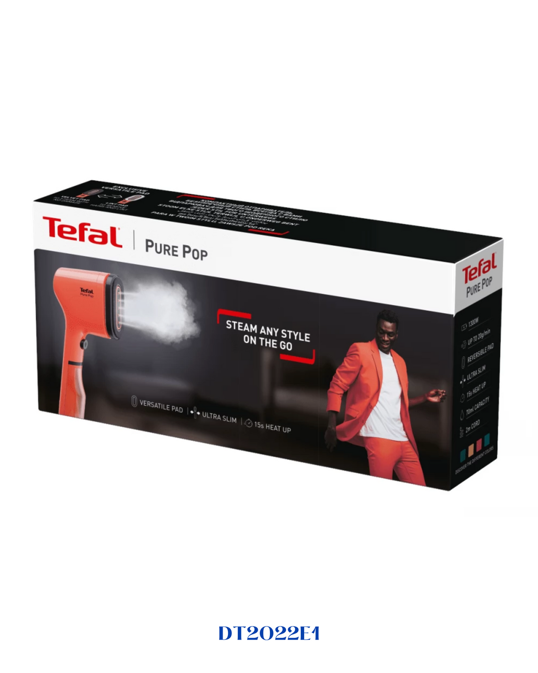 TEFAL PURE POP GARMENT STEAMER 1300W-70ML