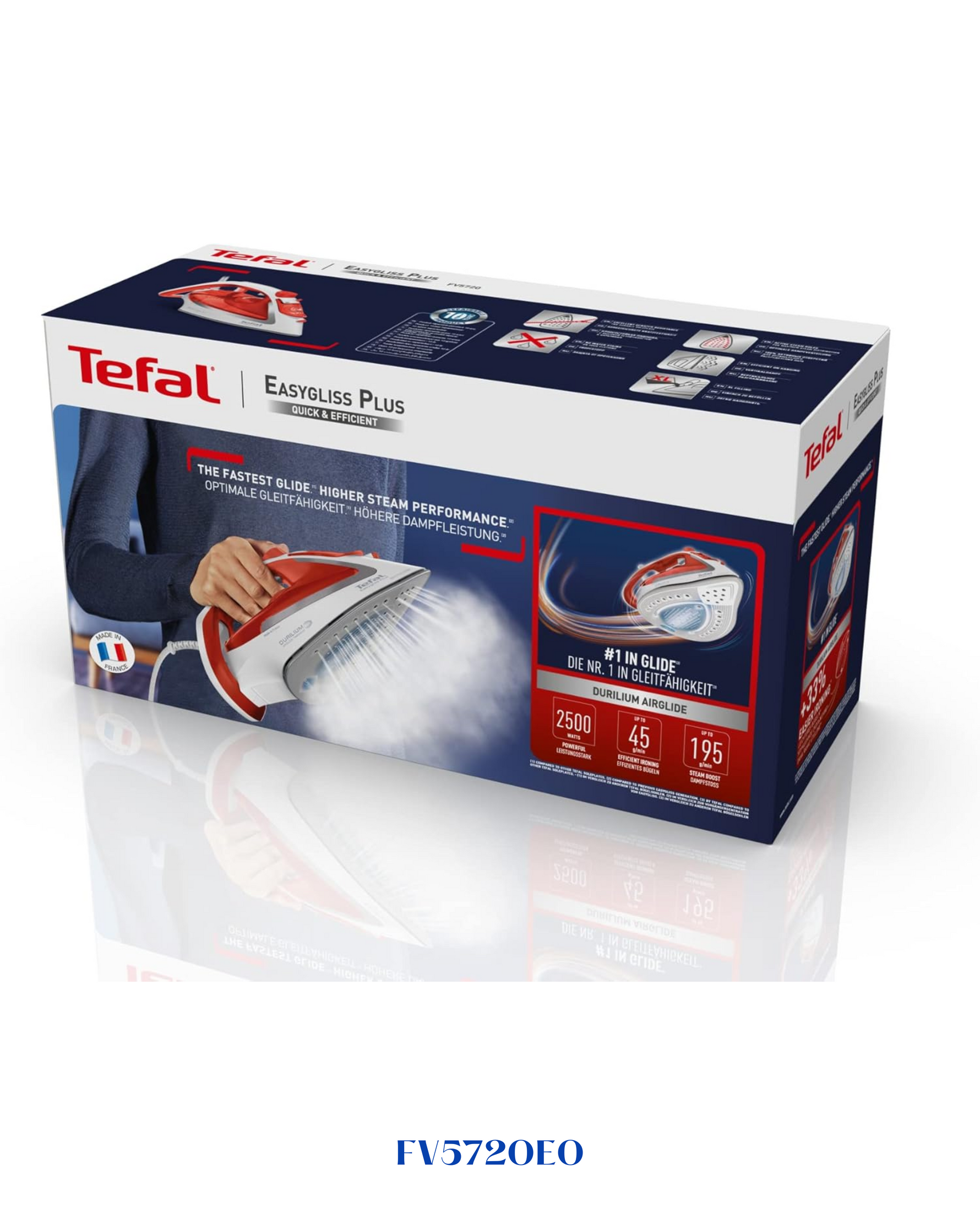 TEFAL EASYGLISS PLUS STEAM IRON 2500W-270ML​