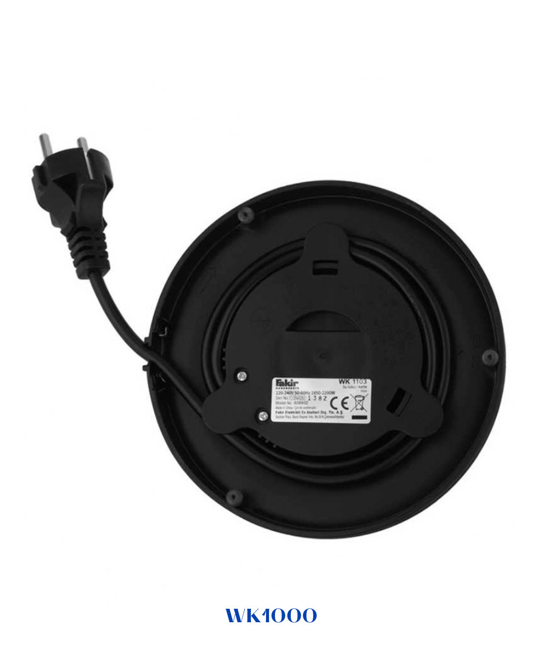 FAKIR ELECTRIC KETTLE BLACK – 2200W – 1.7L