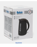 FAKIR ELECTRIC KETTLE BLACK – 2200W – 1.7L