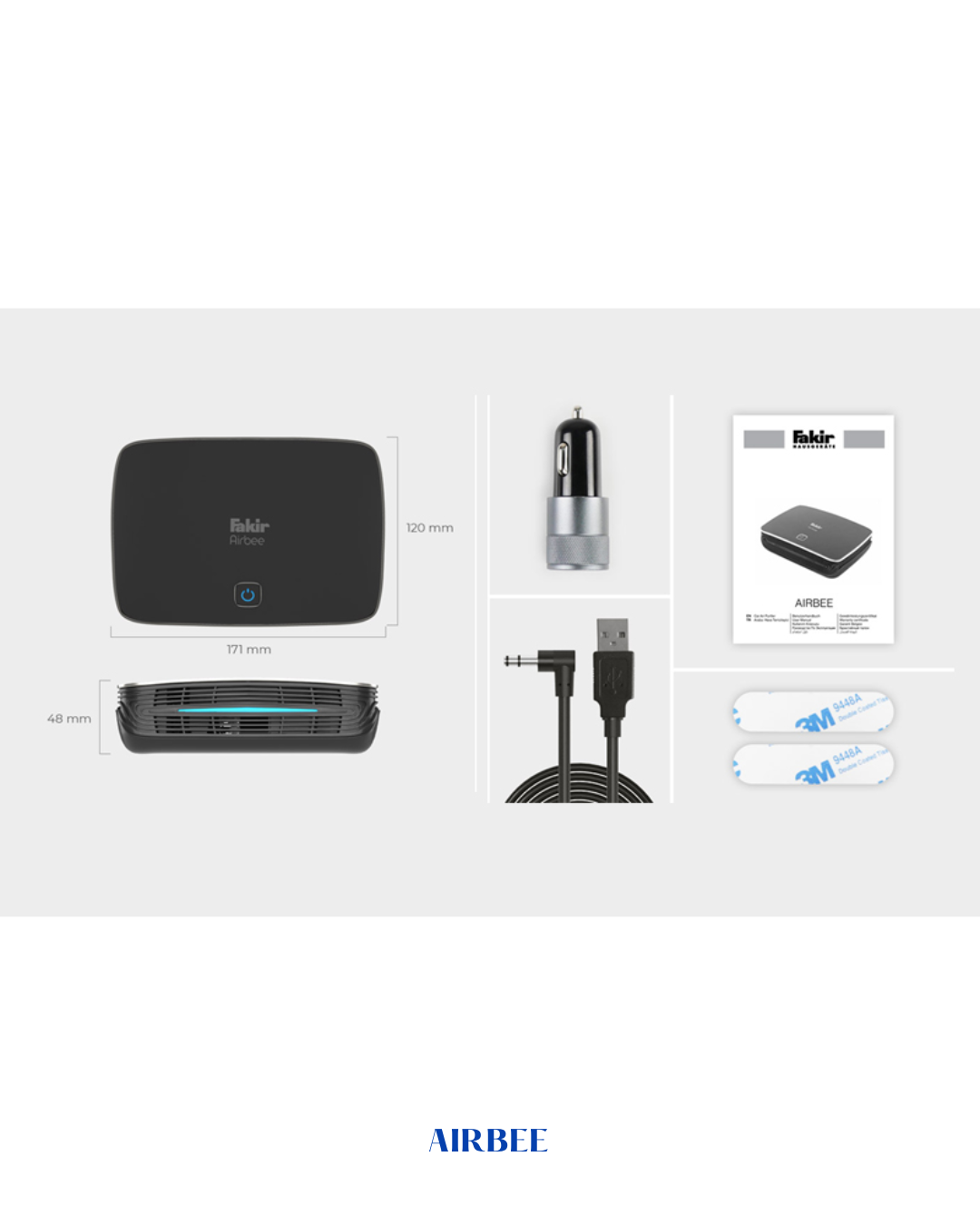 FAKIR AIRBEE CAR AIR PURIFIER – 3W​