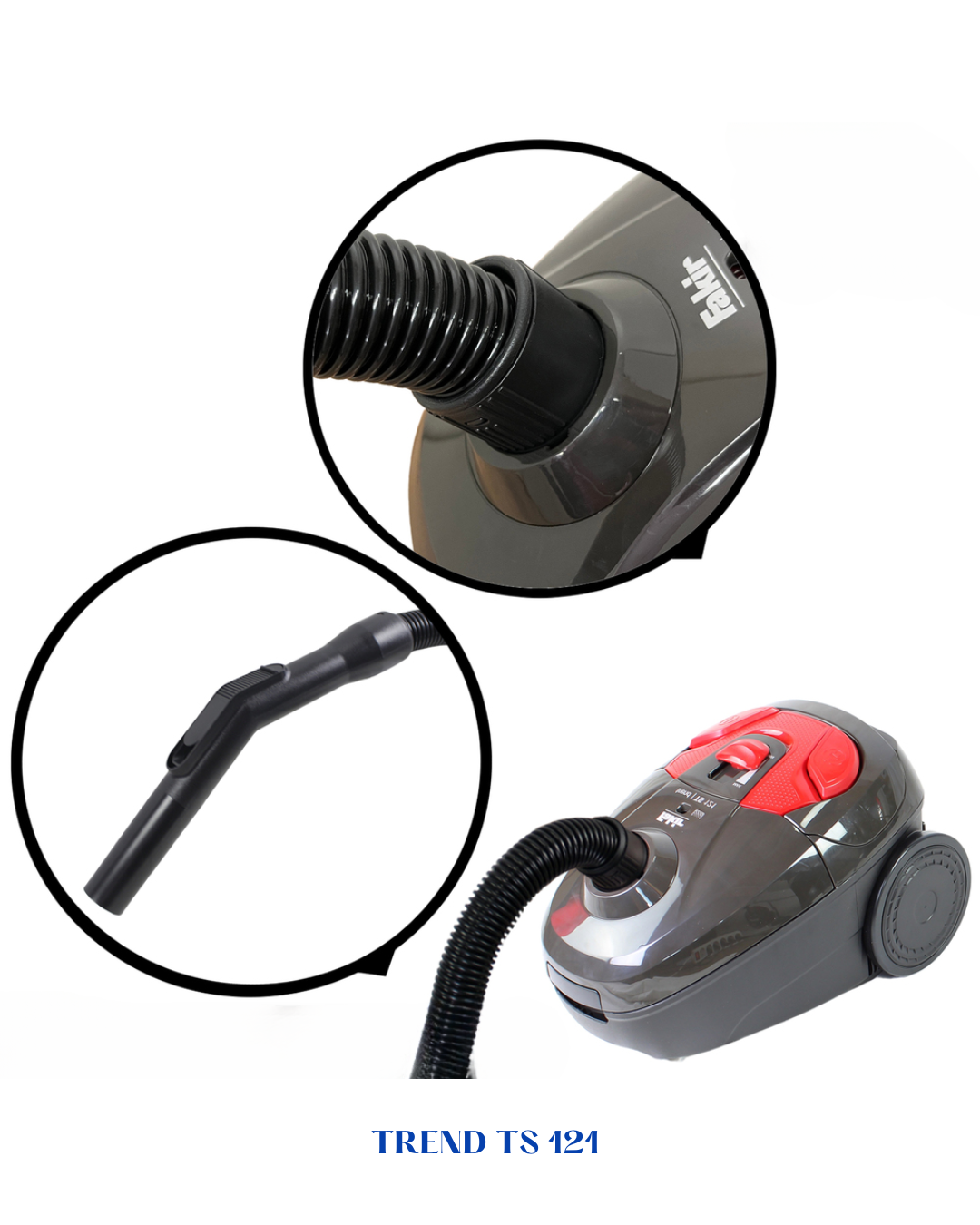 FAKIR TREND BAGGED VACUUM CLEANER – 700W – 2L
