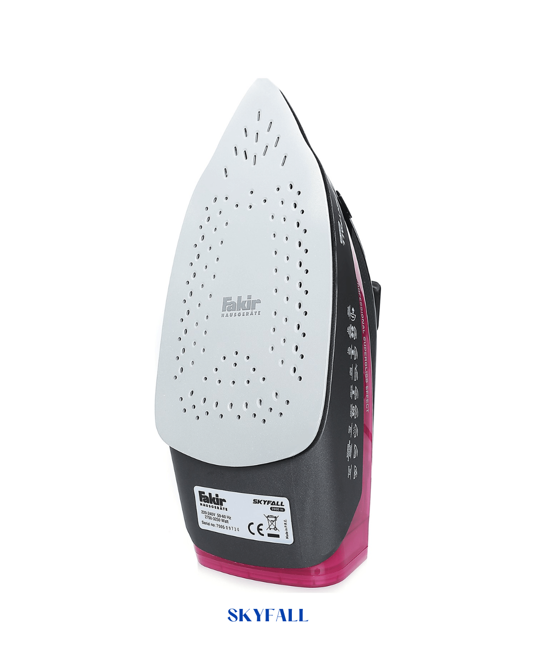FAKIR SKYFALL STEAM IRON PINK  2800W