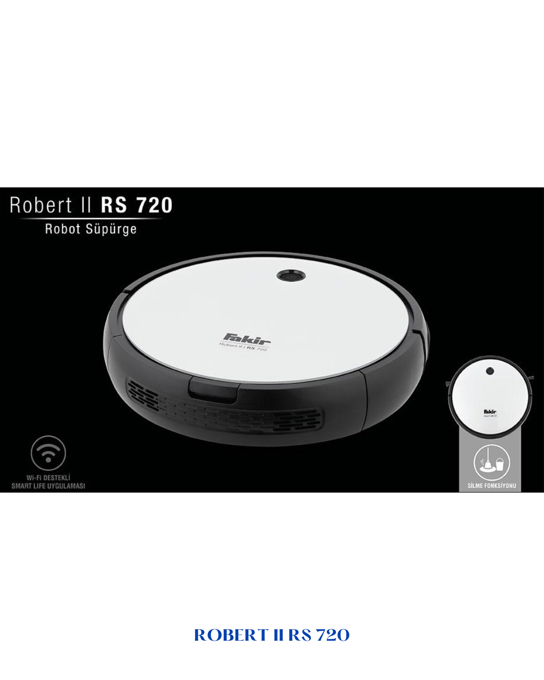 FAKIR ROBERT II RS 720 SMART ROBOT VACUUM CLEANER -24W-0.5L
