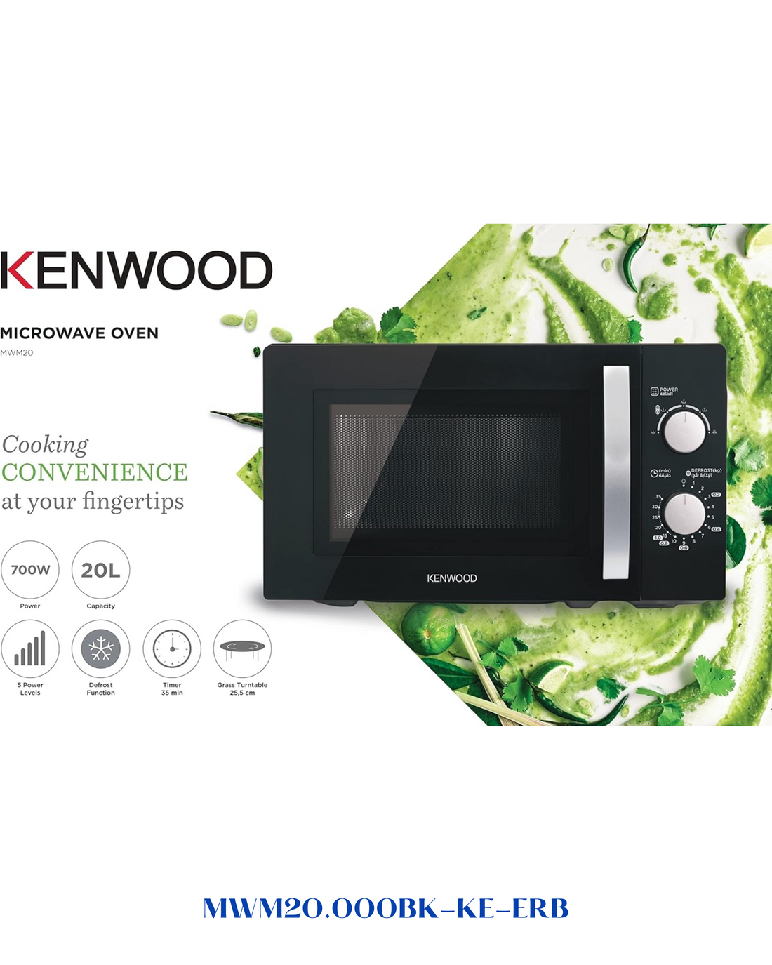 KENWOOD MICROWAVE OVEN – 700W 20L
