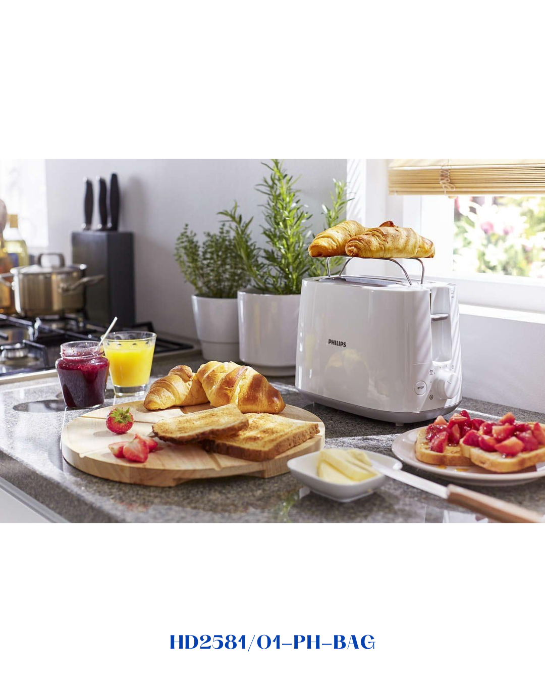 PHILIPS DAILY COLLECTION TOASTER  – 830W
