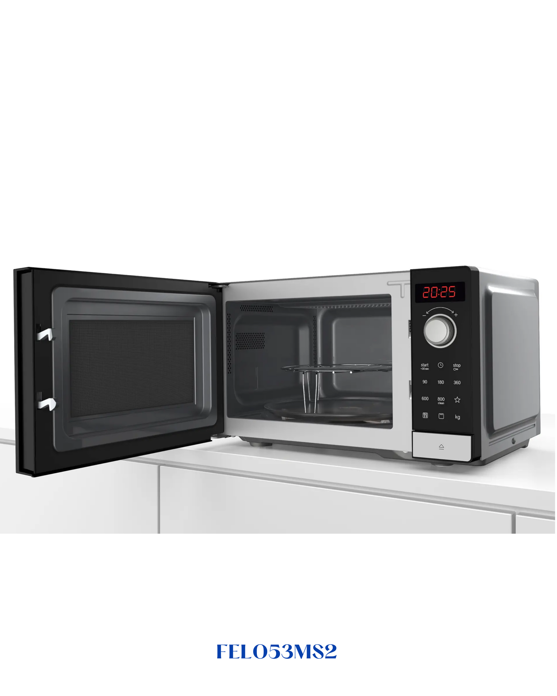 BOSCH  STAINLESS SERIES 2 MICROWAVE 900W-25L -مايكرويف بوش