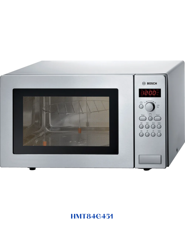 BOSCH  STAINLESS SERIES 4 MICROWAVE, 900 W, 25 L