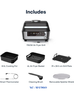 NUTRICOOK SMART AIR FRYER GRILL XL 1760W 8.5L