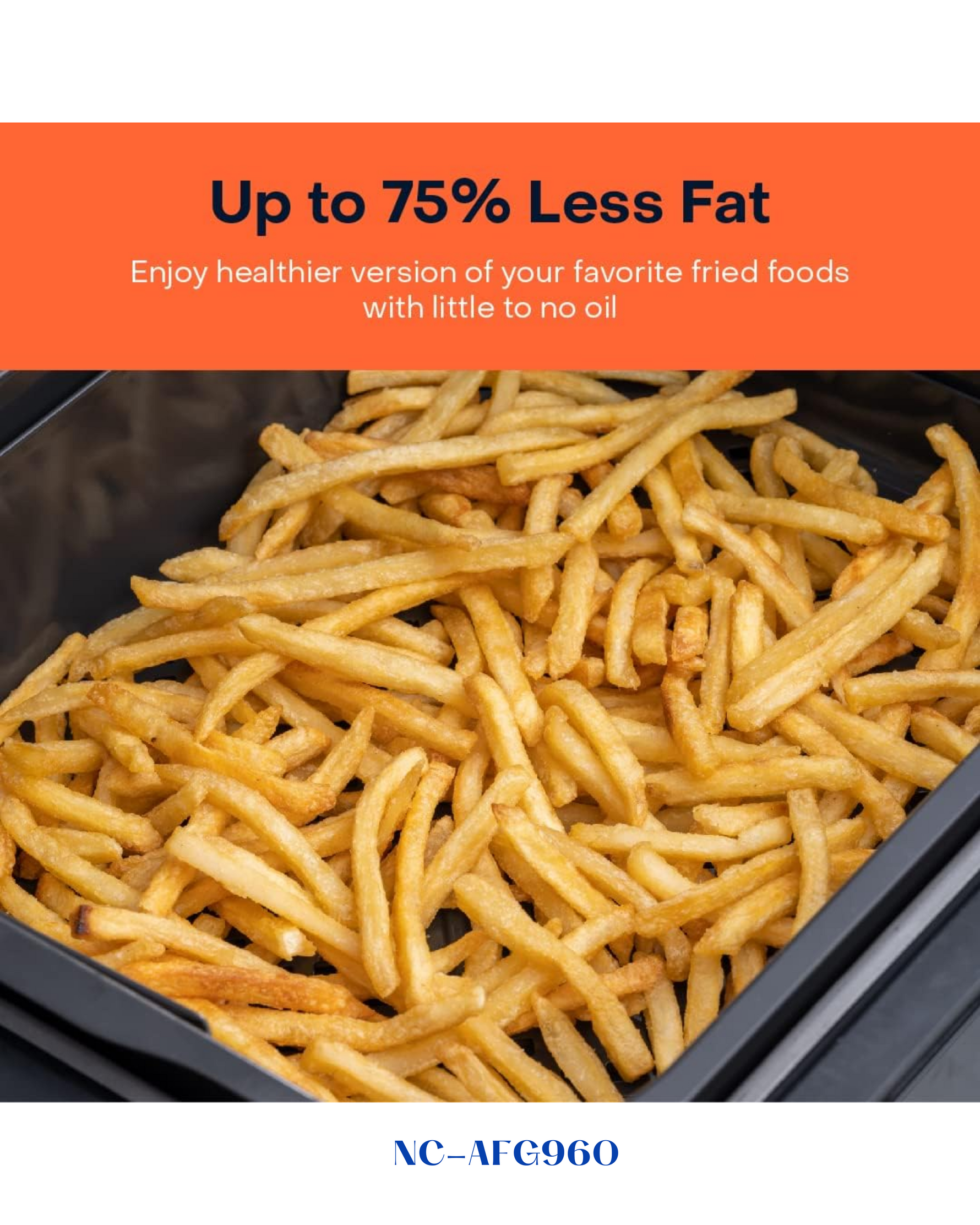 NUTRICOOK SMART AIR FRYER GRILL XL 1760W 8.5L