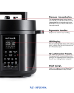 NUTRICOOK SMART POT  - STAINLESS STEEL 6L-1000W