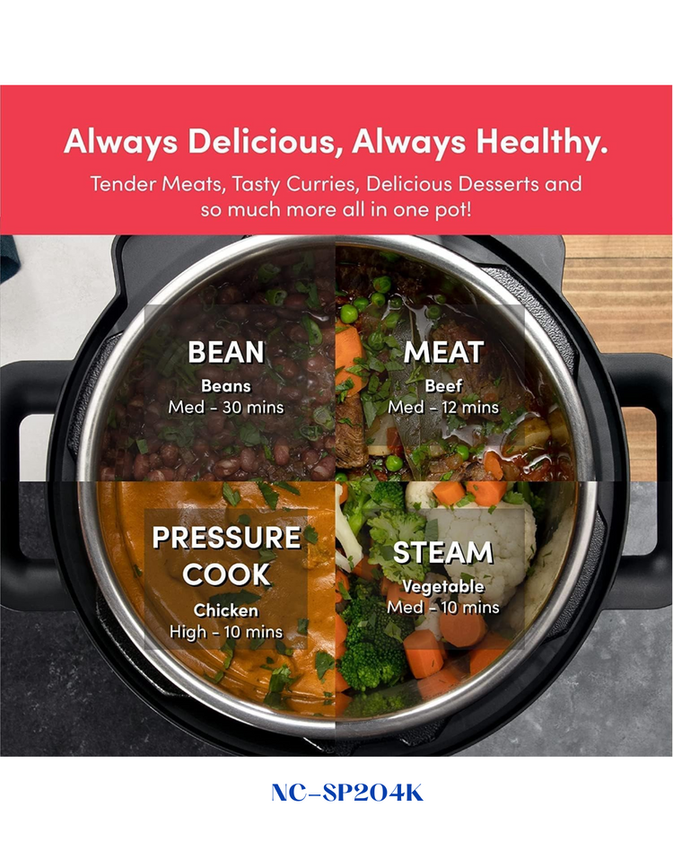 NUTRICOOK SMART POT  - STAINLESS STEEL 6L-1000W
