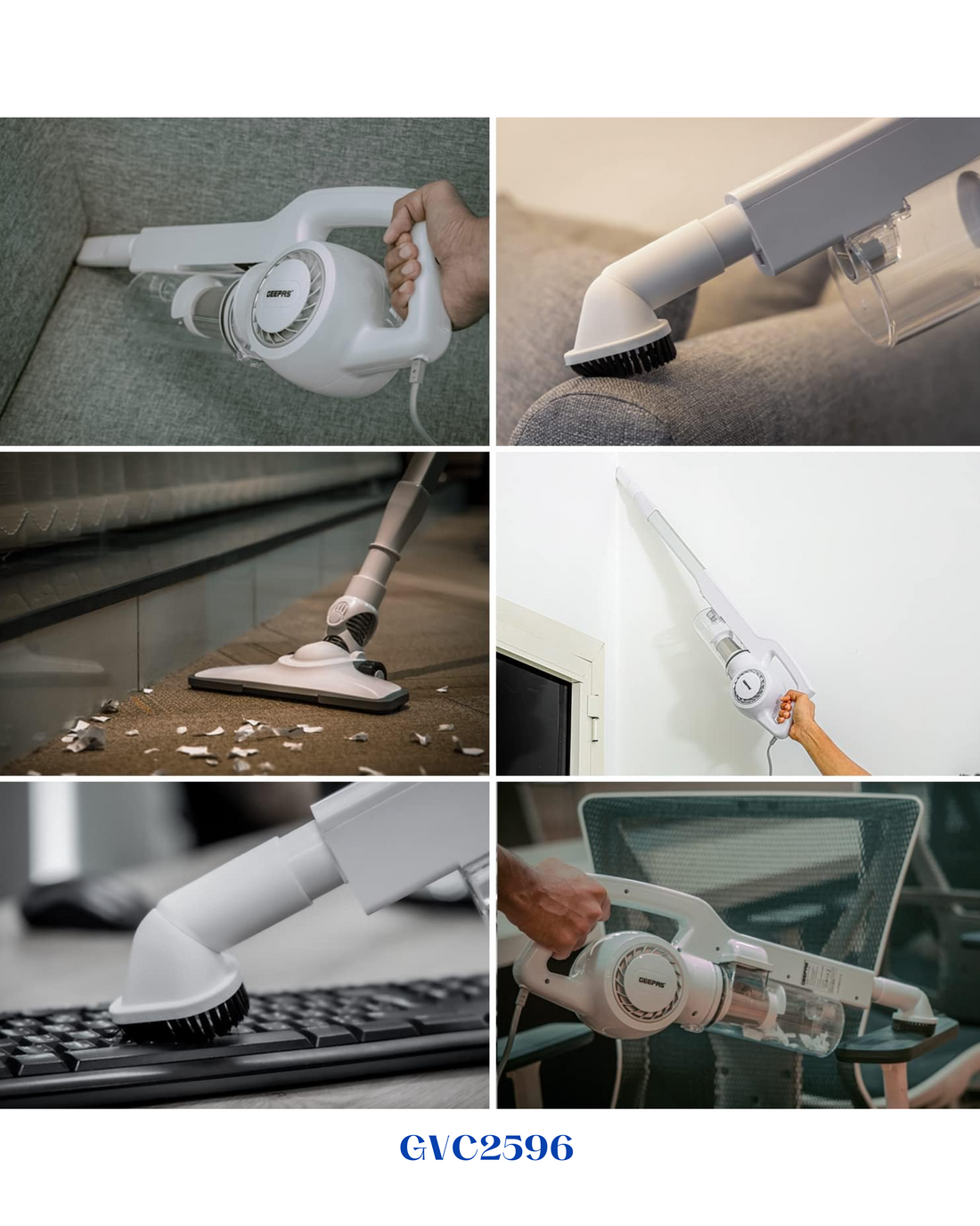 GEEPAS  HANDHELD VACUUM CLEANER 600W-5M