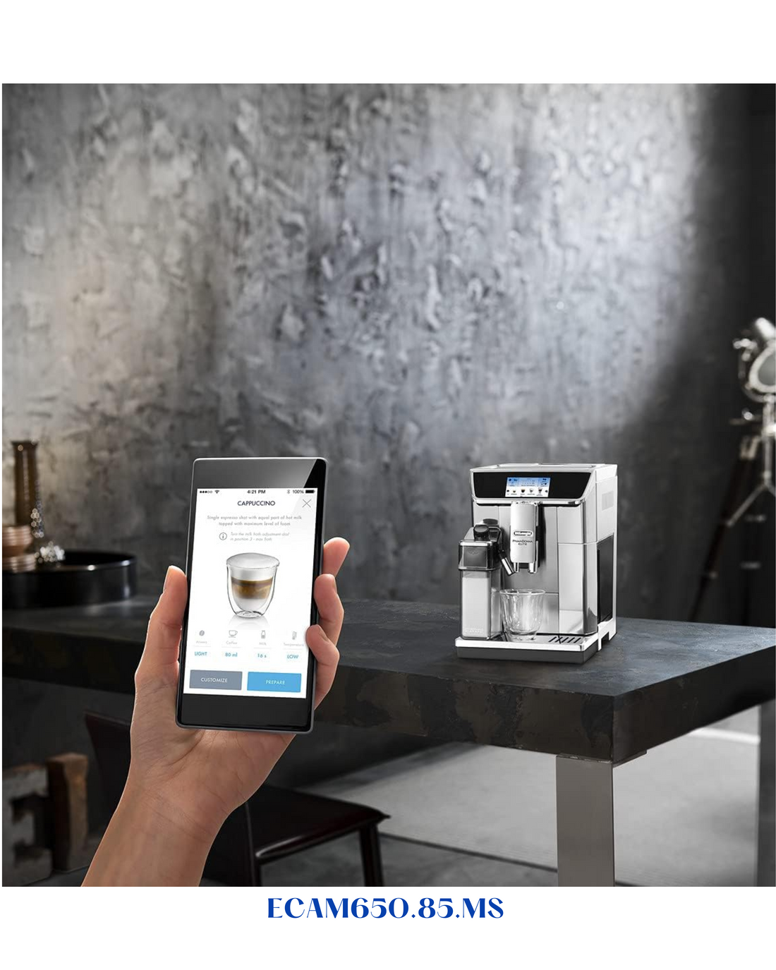DELONGHI PRIMADONNA ELITE EXPERIENCE ESPRESSO MACHINE – SILVER