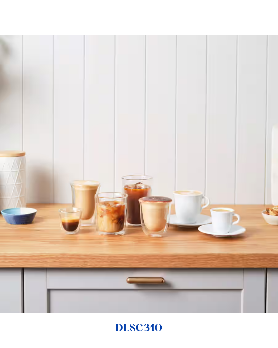 DELONGHI DOUBLE WALL ESPRESSO GLASSES – 90ML