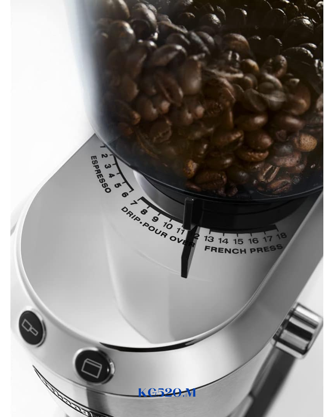 DELONGHI ELECTRIC COFFEE GRINDER SILVER 150W-350G