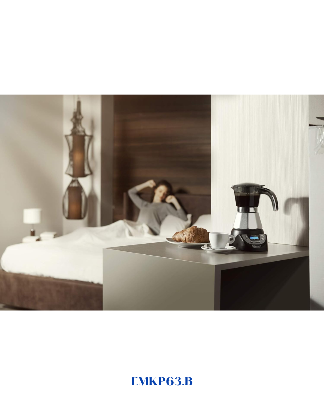 DELONGHI ALICIA PLUS  MOKA POT BLACK 450W-6 CUPS