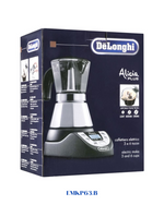 DELONGHI ALICIA PLUS  MOKA POT BLACK 450W-6 CUPS