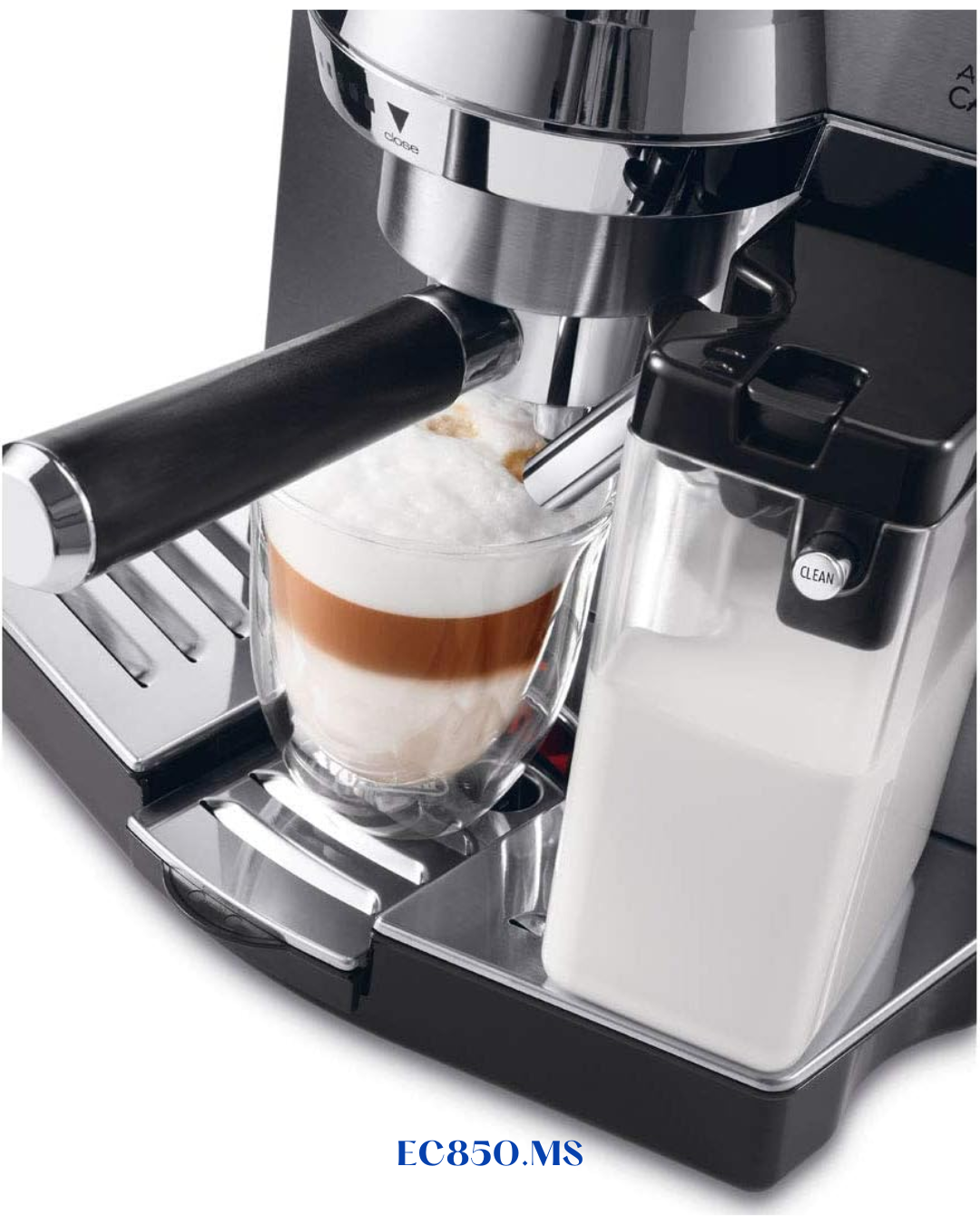 DELONGHI ESPRESSO MACHINE – SILVER