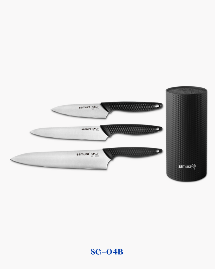 SAMURA GOLF STONEWASH KNIFE SET