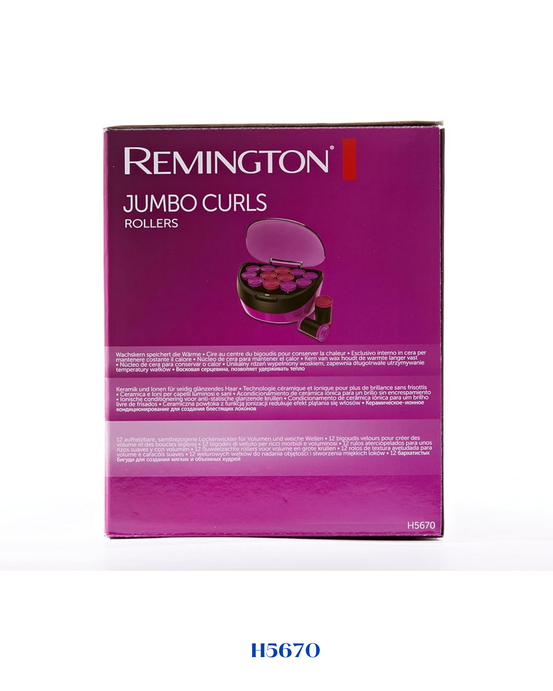 REMINGTON JUMBO CURLS HEATED ROLLERS
