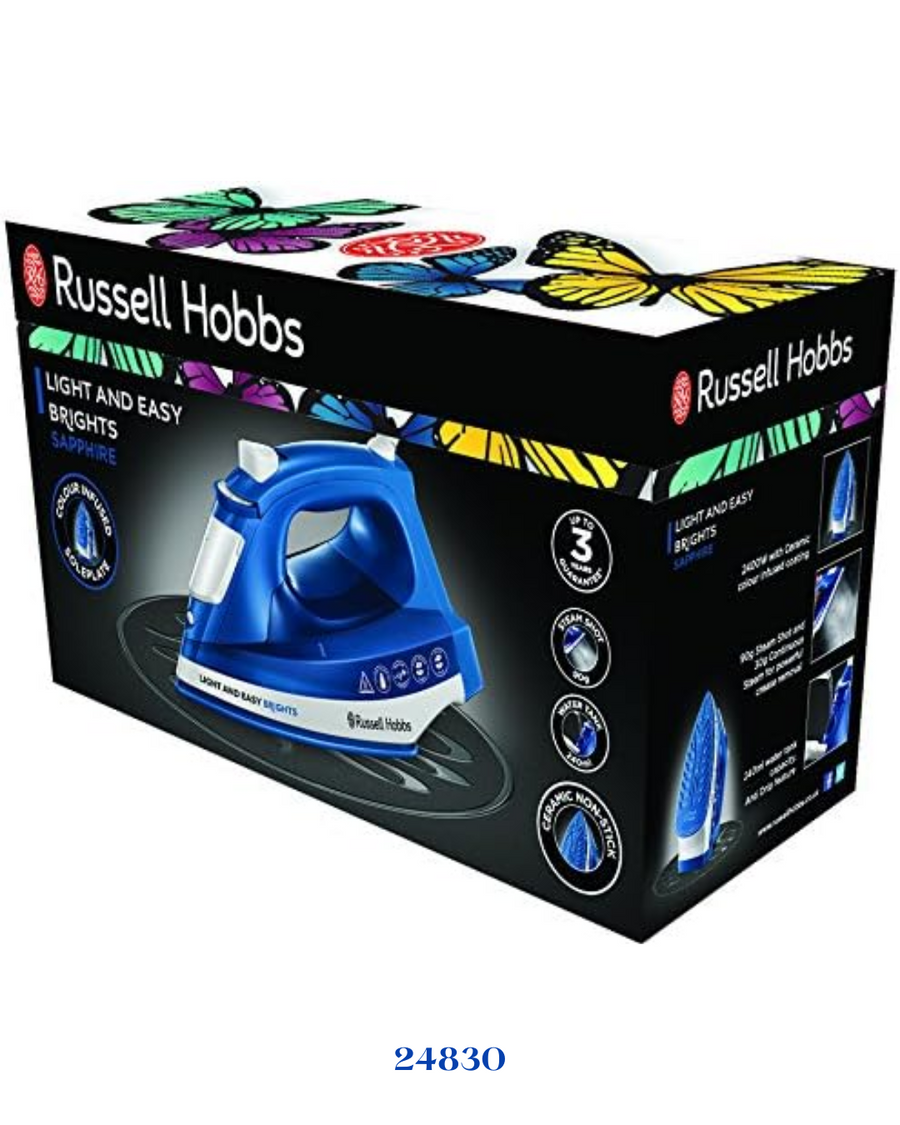 RUSSELL HOBBS LIGHT & EASY BRIGHTS SAPPHIRE STEAM IRON-2400W