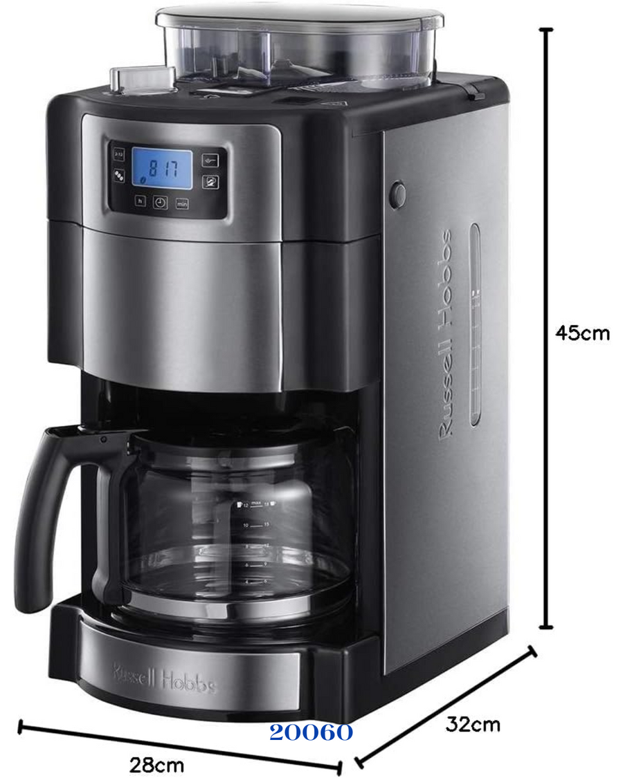 RUSSELL HOBBS ALLURE GRIND & BREW COFFEE MAKER-1000W_1.5L