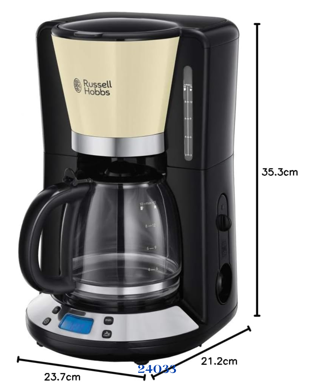 RUSSELL HOBBS COLOURS PLUS+ COFFEE MAKER-1100W_1.25L