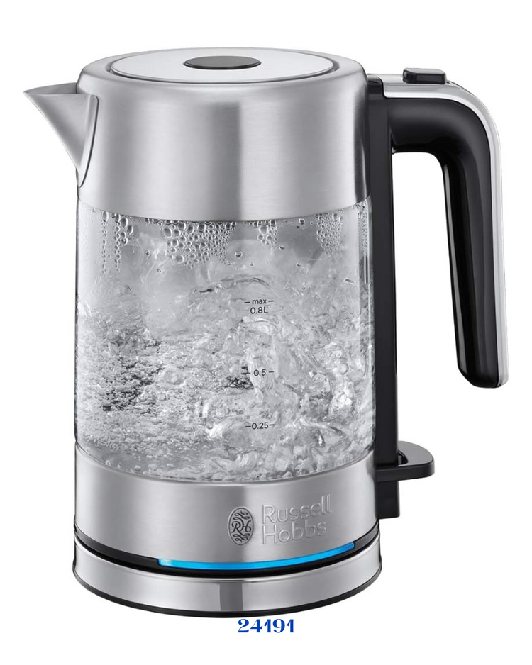 RUSSELL HOBBS COMPACT HOME GLASS KETTLE-2400W_0.8L