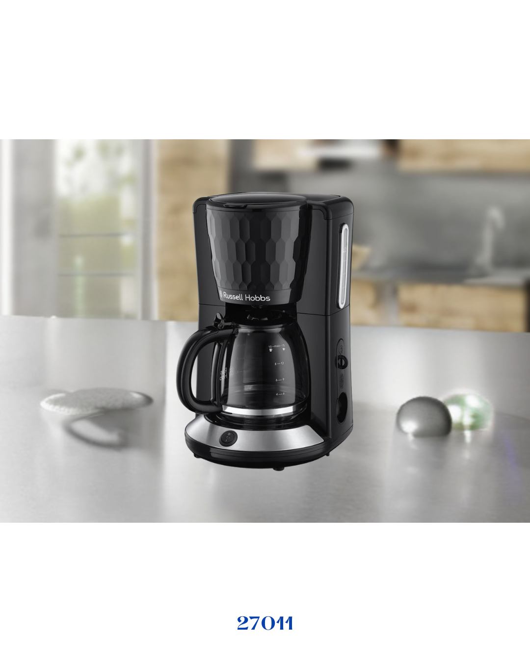 RUSSELL HOBBS HONEYCOMB COFFEE MAKER -1100W_1.25L