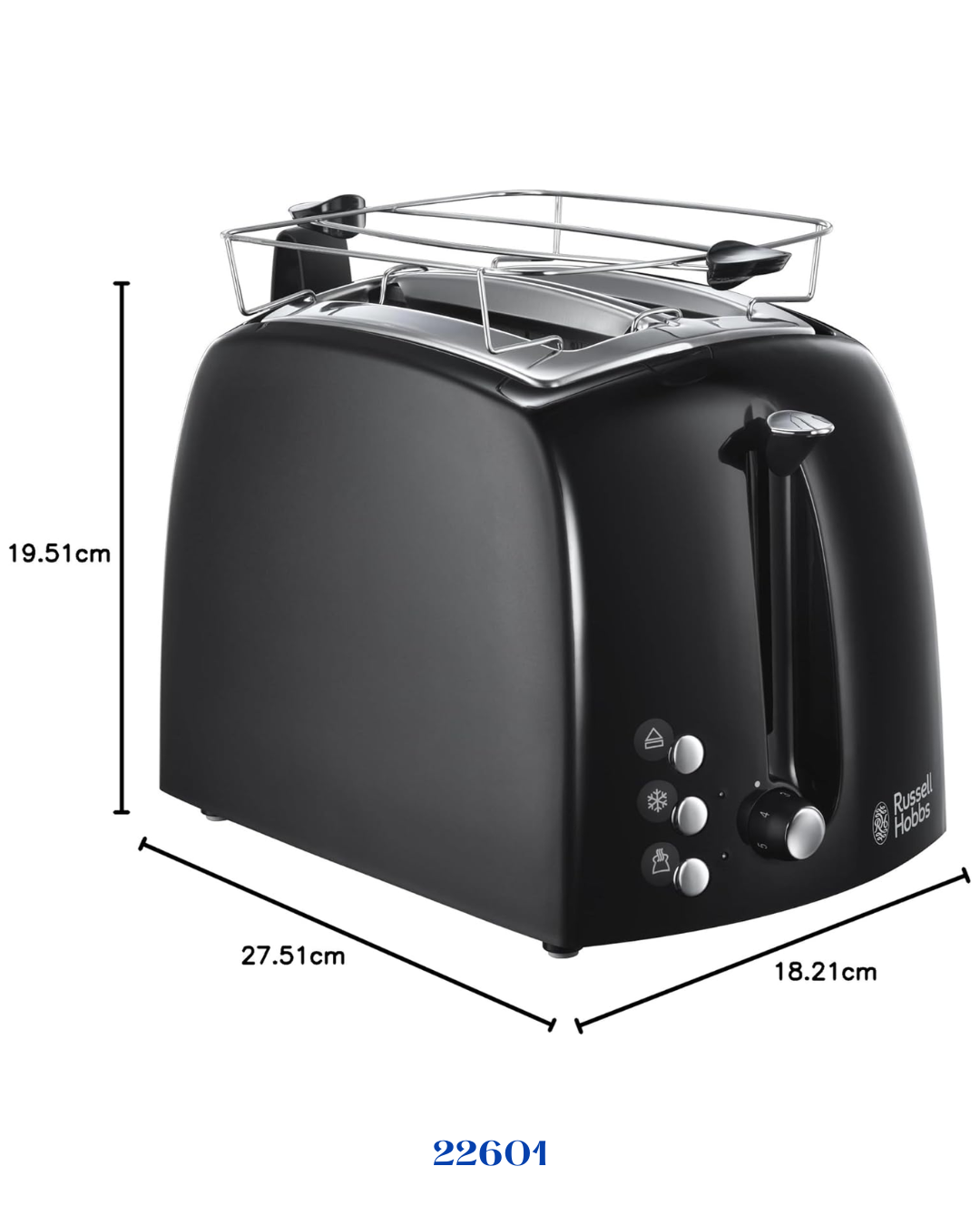 RUSSELL HOBBS TEXTURES PLUS TOASTER-850W