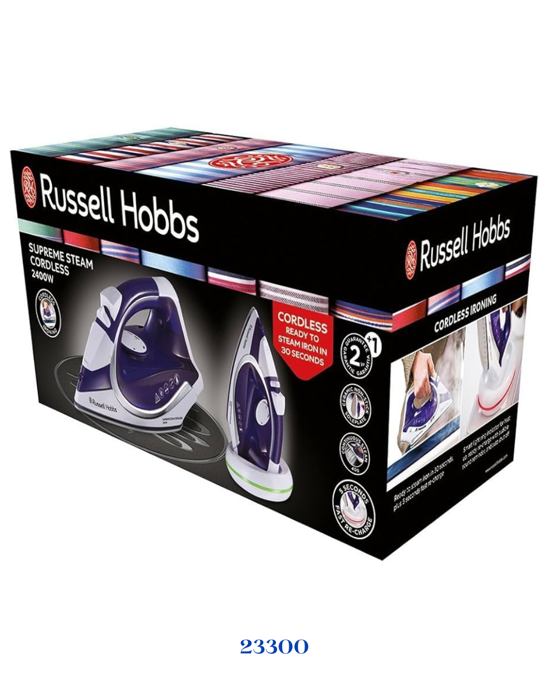 RUSSELL HOBBS FREEDOM CORDLESS IRON - 2400W