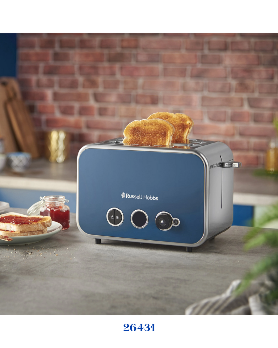 RUSSELL HOBBS DISTINCTIONS 2-SLICE TOASTER - 1600W