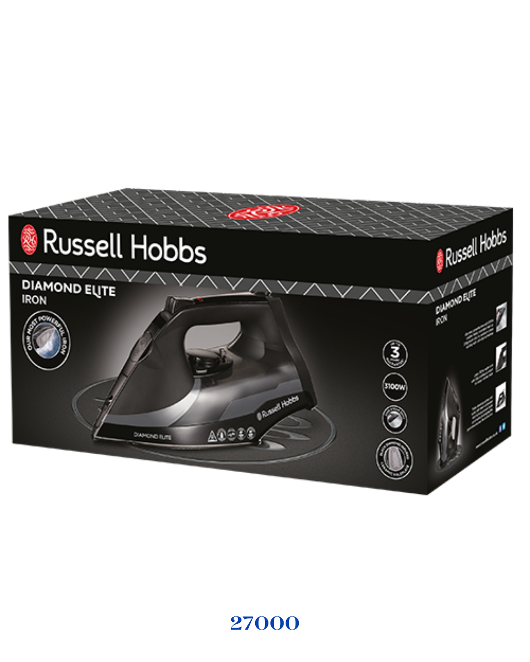 RUSSELL HOBBS DIAMOND ELITE STEAM IRON - 3100W