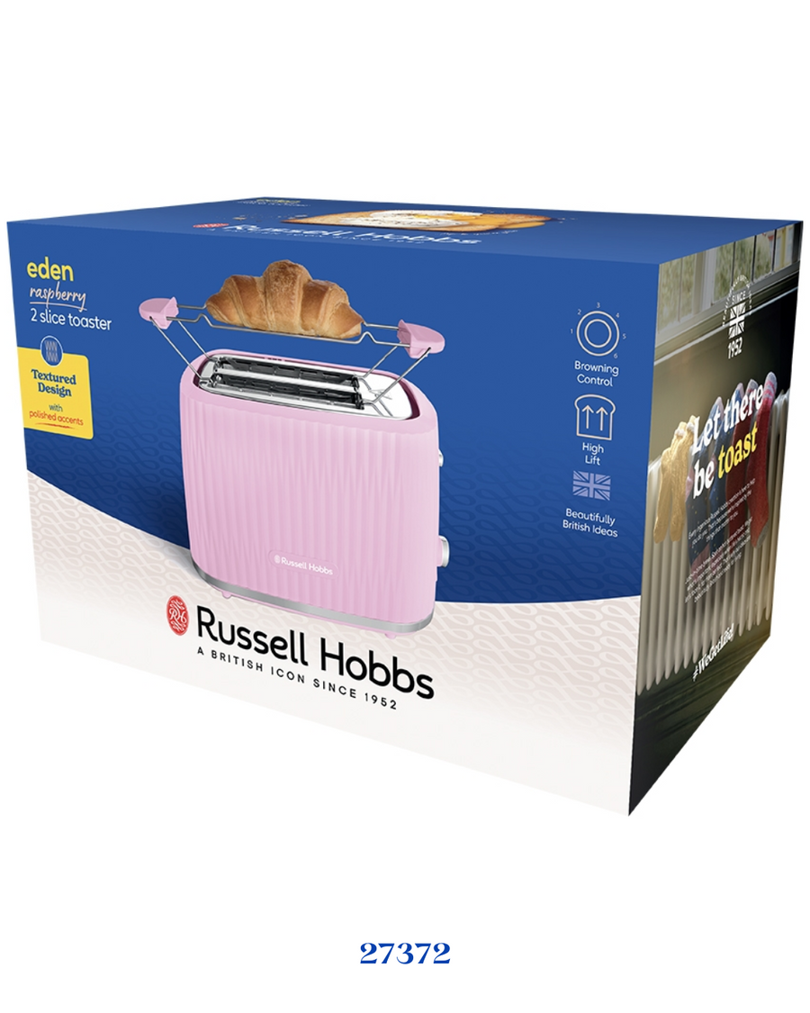 RUSSELL HOBBS EDEN 2 SLICE TOASTER – 800W