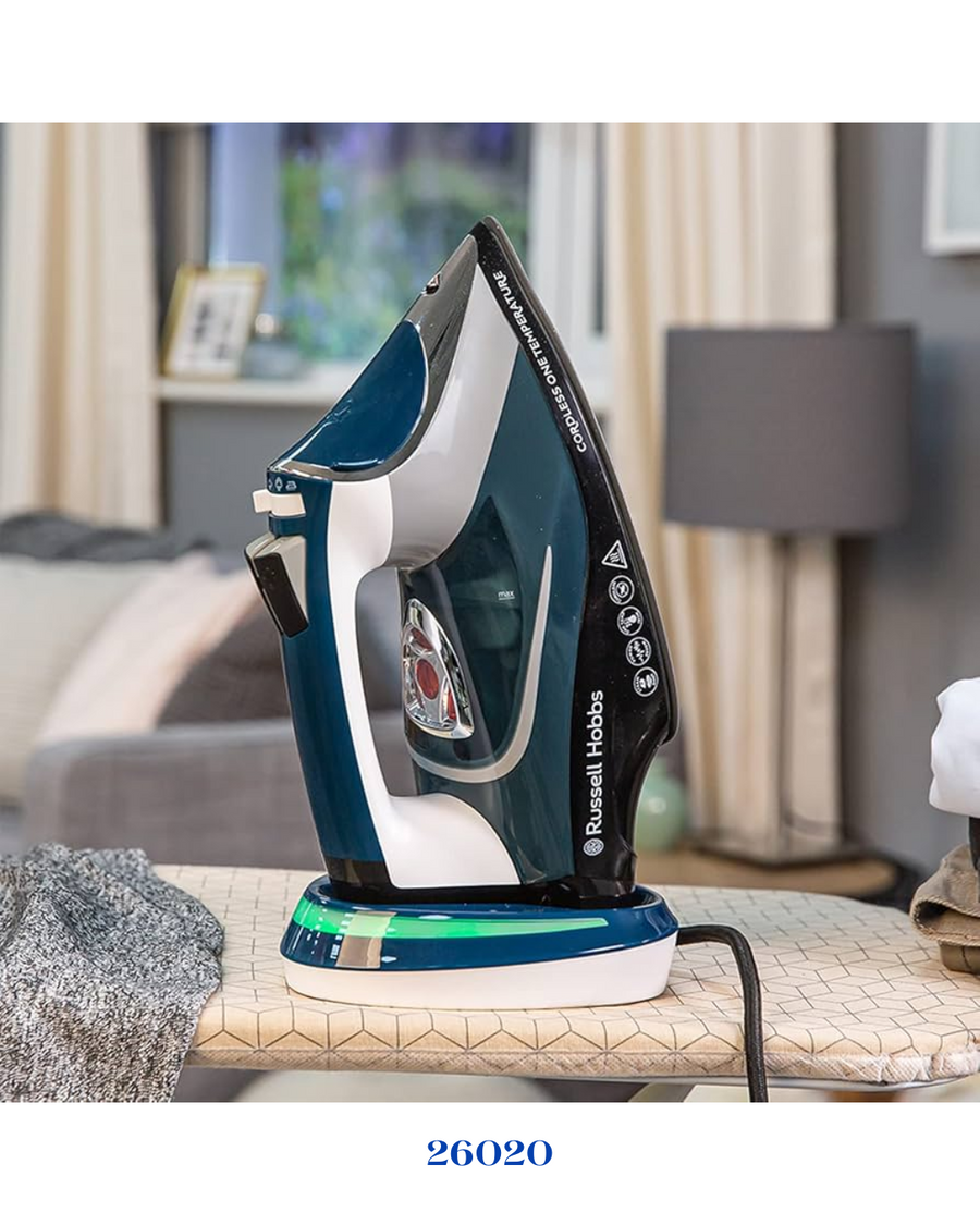 RUSSELL HOBBS CORDLESS ONE TEMPERATURE IRON -2600W