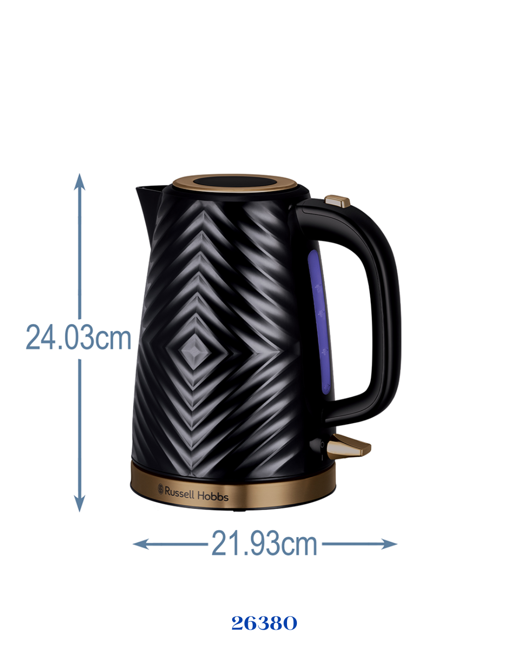 RUSSELL HOBBS GROOVE KETTLE – 1.7L_3000W