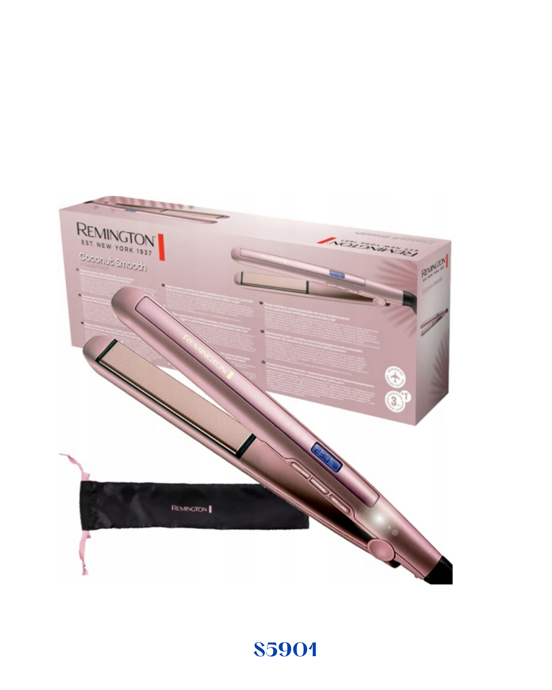 REMINGTON COCONUT SMOOTH HAIR STRAIGHTENER