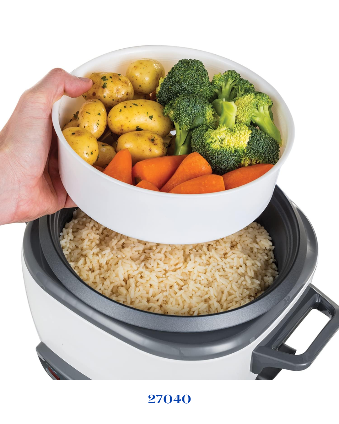 RUSSELL HOBBS LARGE RICE COOKER AND STEAMER_500W _2L