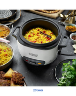 RUSSELL HOBBS LARGE RICE COOKER AND STEAMER_500W _2L