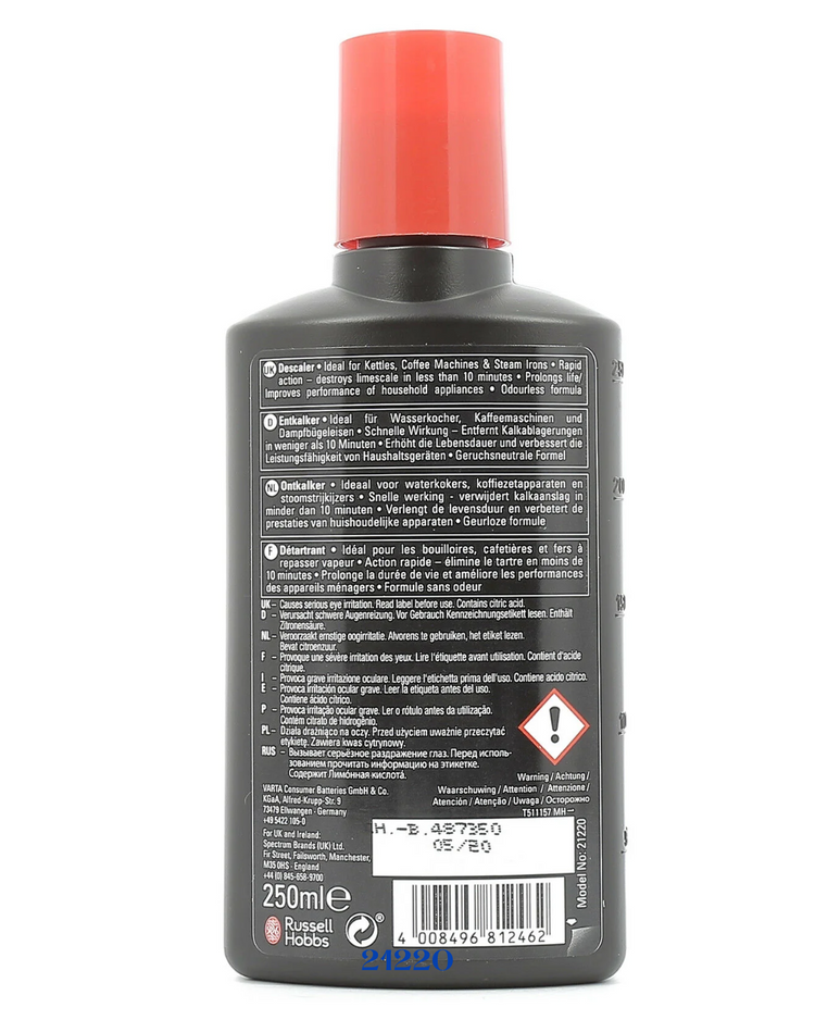 RUSSELL HOBBS MULTI PURPOSE DESCALER_250ML