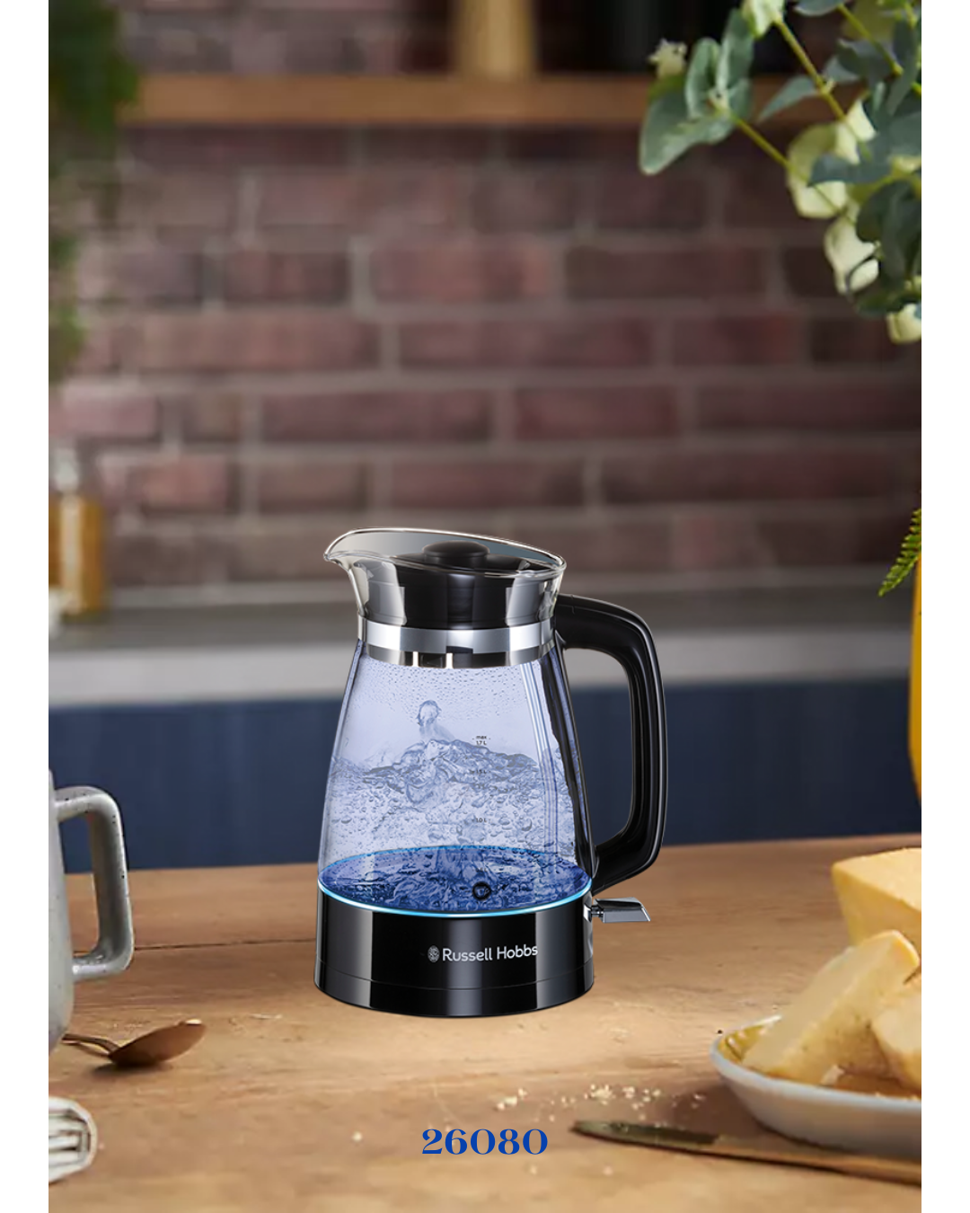 RUSSELL HOBBS CLASSIC GLASS KETTLE_3000W_1.7L