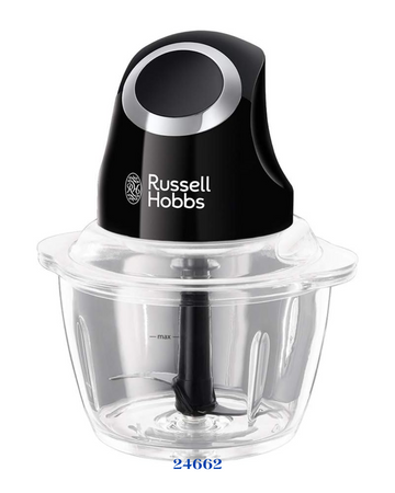 RUSSELL HOBBS DESIRE MATTE BLACK MINI CHOPPER _200W_0.5L