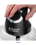 RUSSELL HOBBS DESIRE MATTE BLACK MINI CHOPPER _200W_0.5L