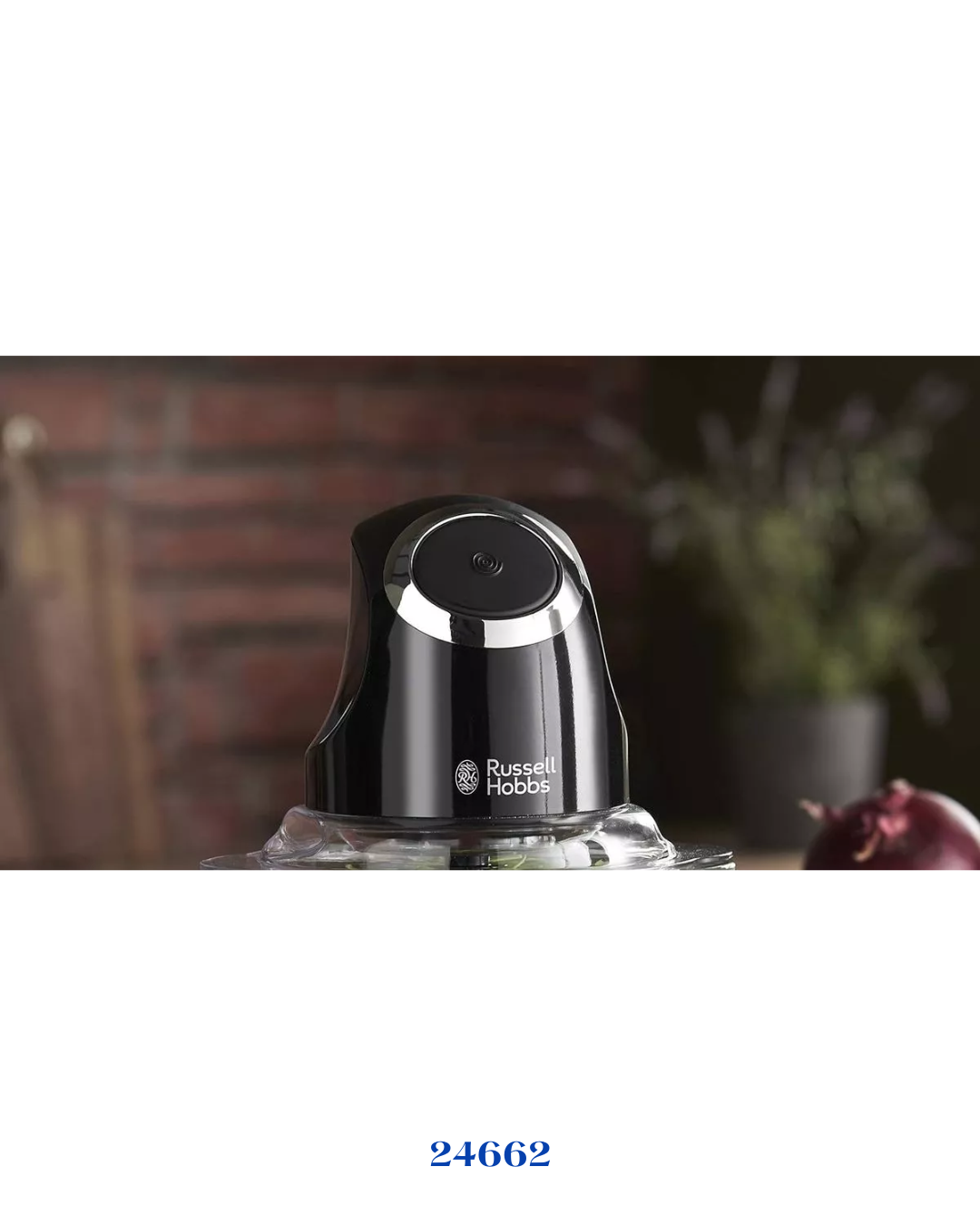 RUSSELL HOBBS DESIRE MATTE BLACK MINI CHOPPER _200W_0.5L