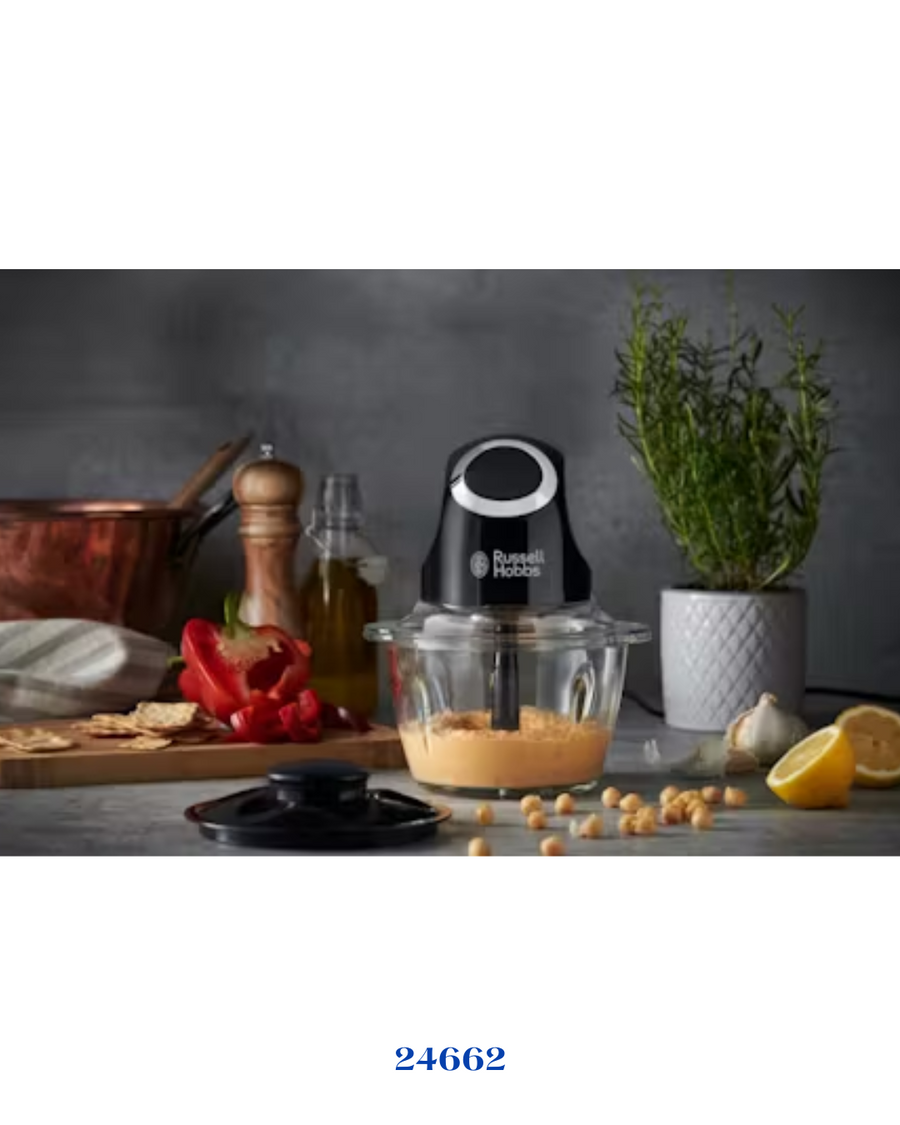 RUSSELL HOBBS DESIRE MATTE BLACK MINI CHOPPER _200W_0.5L