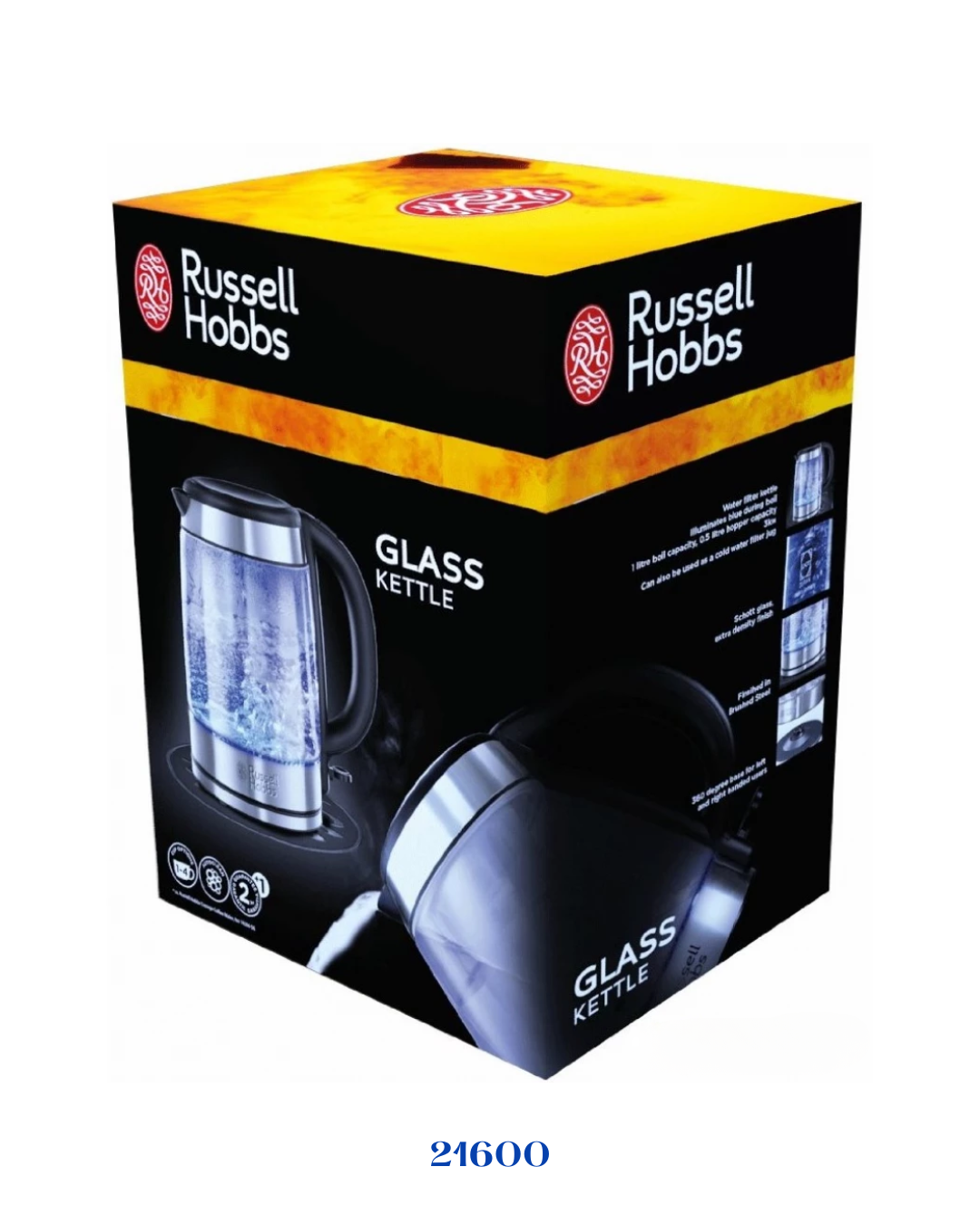 RUSSELL HOBBS ILLUMINATING GLASS KETTLE _3000W_1.7L