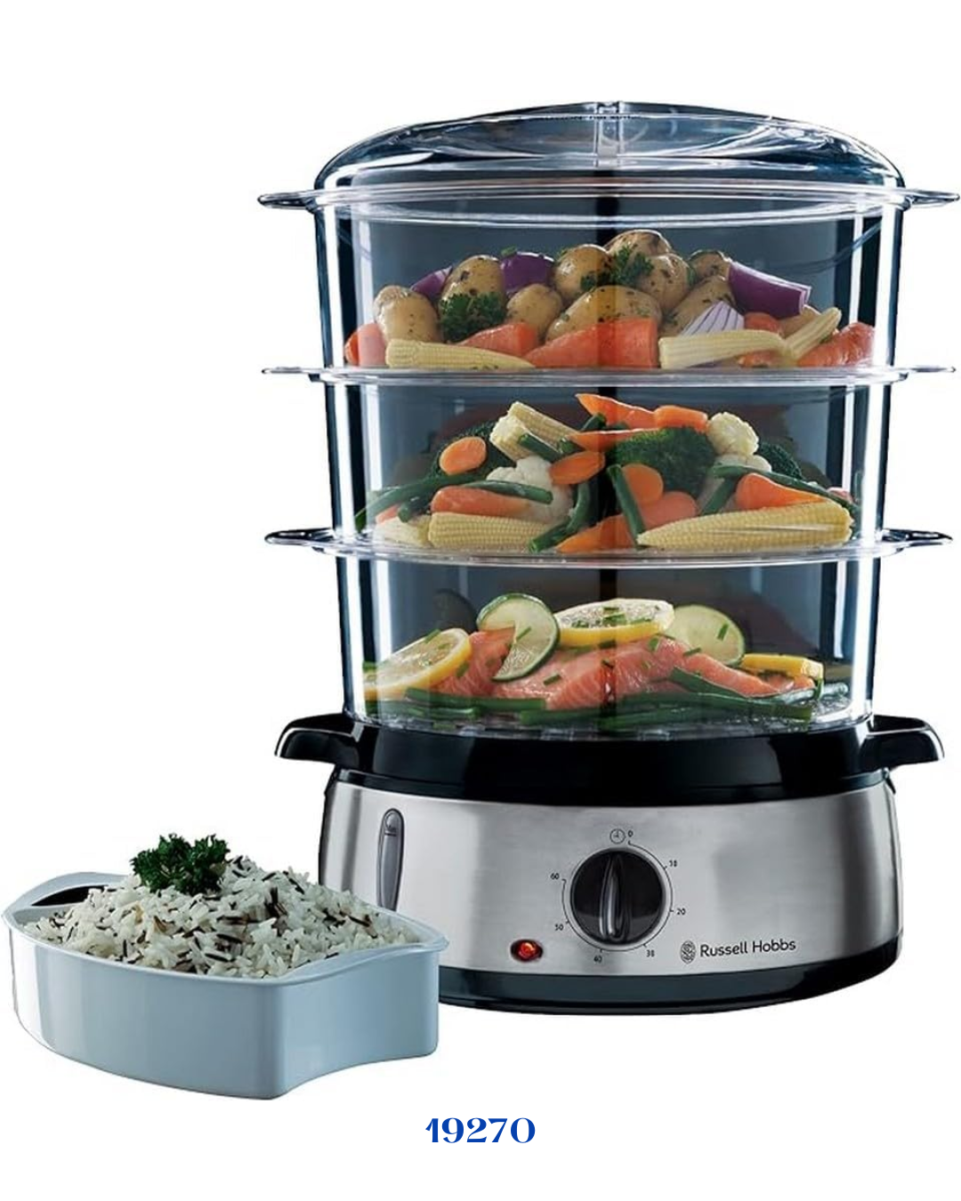 RUSSELL HOBBS COOK&HOME FOOD STEAMER _800W_9L