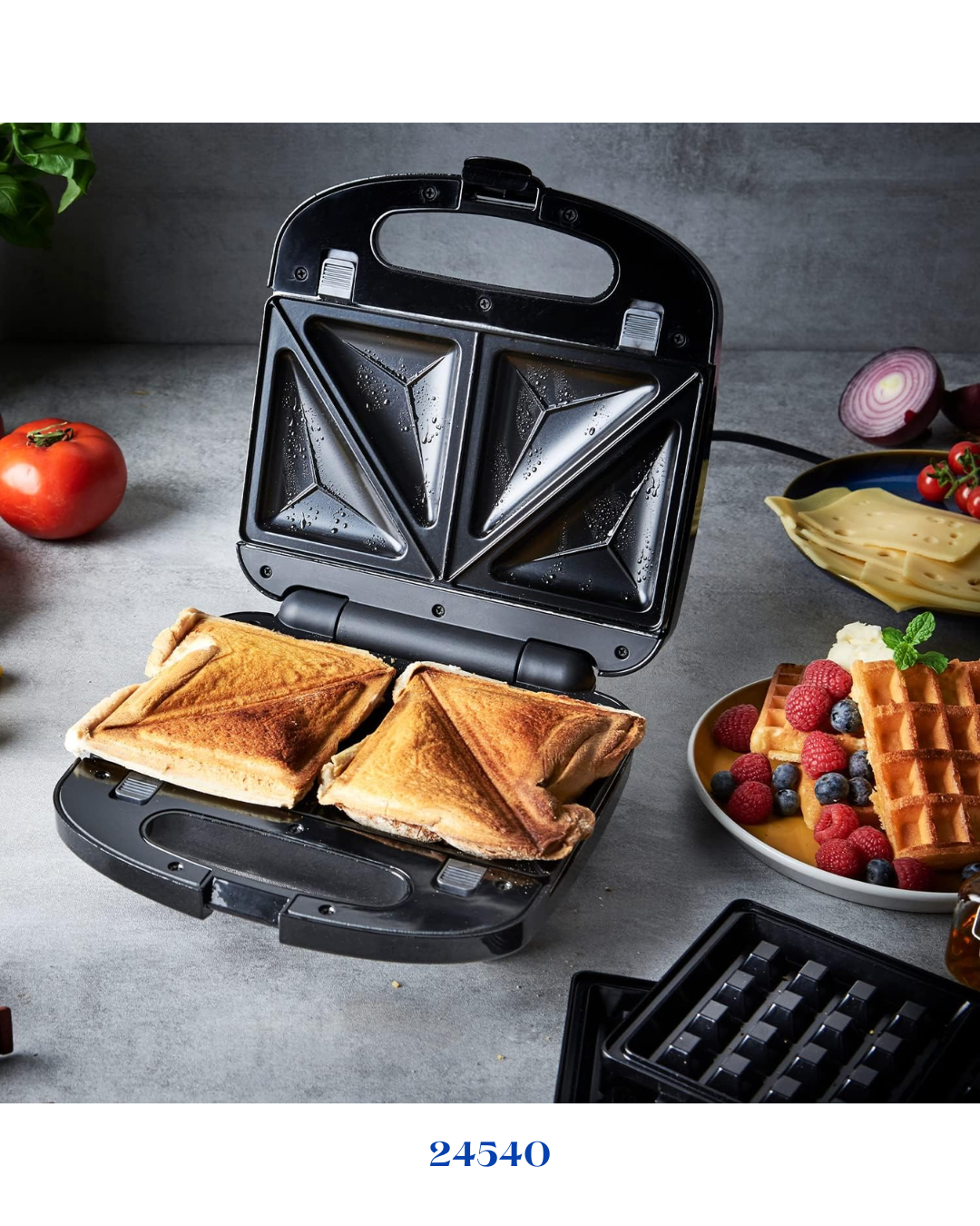 RUSSELL HOBBS 3-IN-1 COMBI SANDWICH MAKER 750W