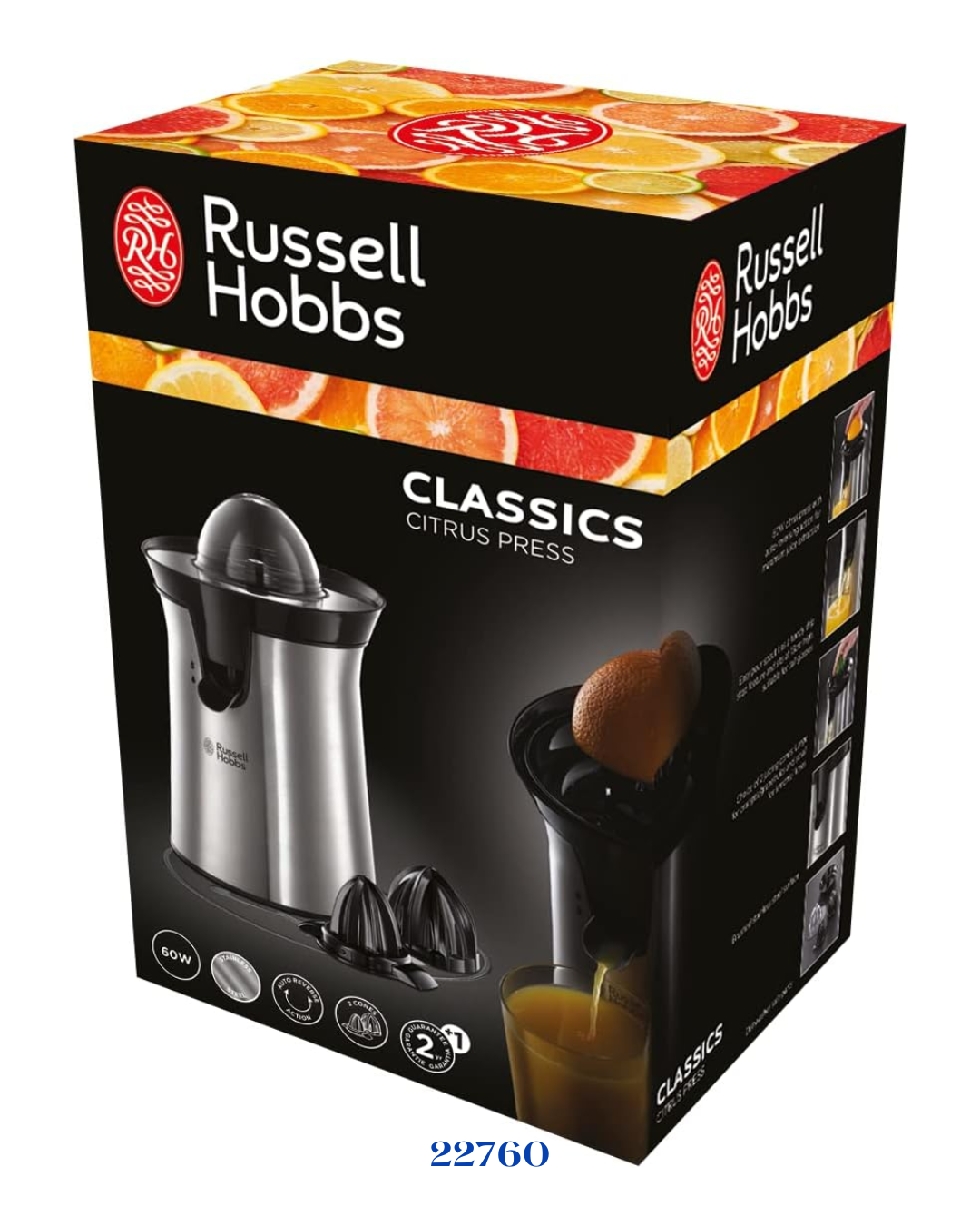 RUSSELL HOBBS CLASSICS CITRUS PRESS 60W